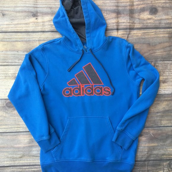 blue and orange adidas hoodie